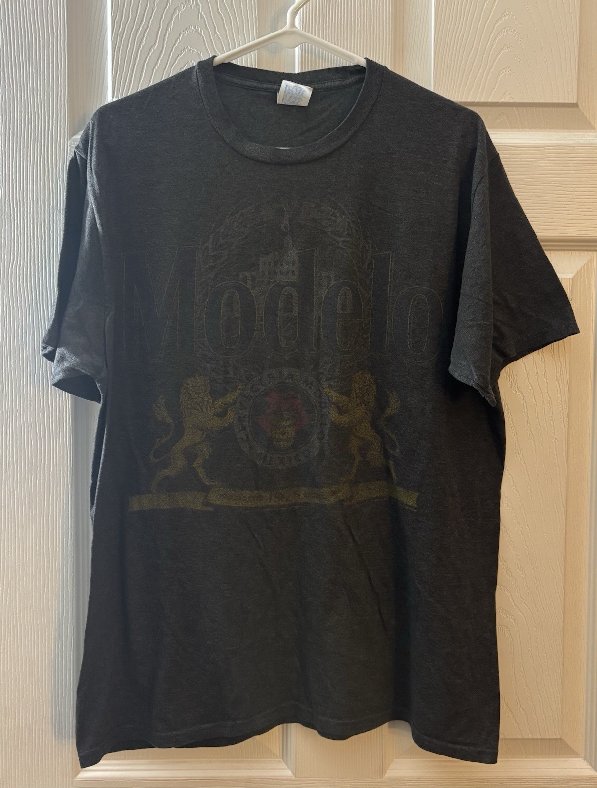 Men’s Grey Mexican Modelo Beer Shirt. Size - Large. *Great Condition* gallery