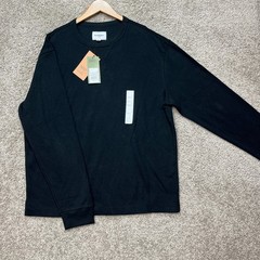 Goodfellow & Co Pullover Mens Large Black Long Sleeve Vintage Collection NEW