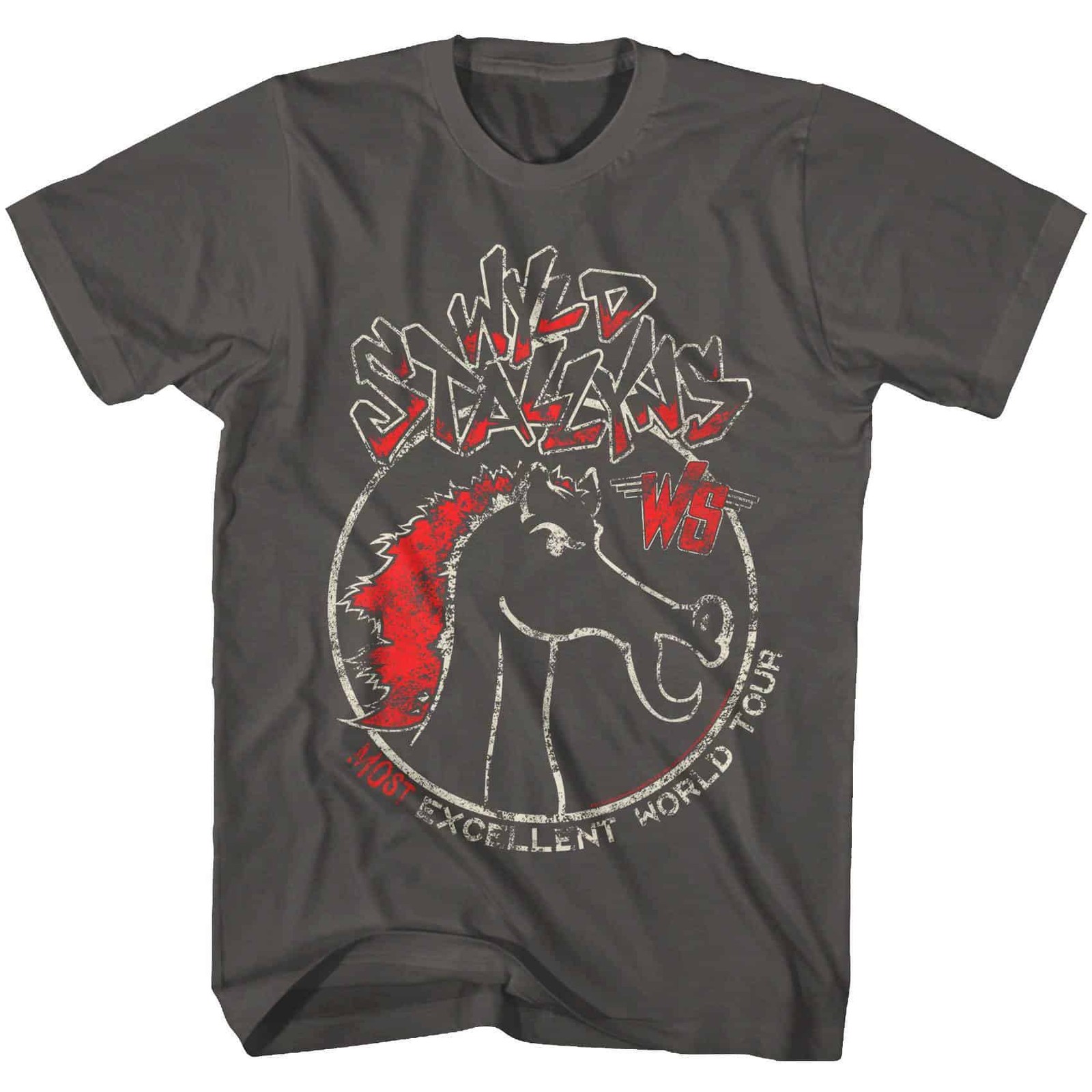 Bill & Ted Wyld Stallyns Most Excellent World Tour 1989 Men's T Shirt Rock Merch gallery