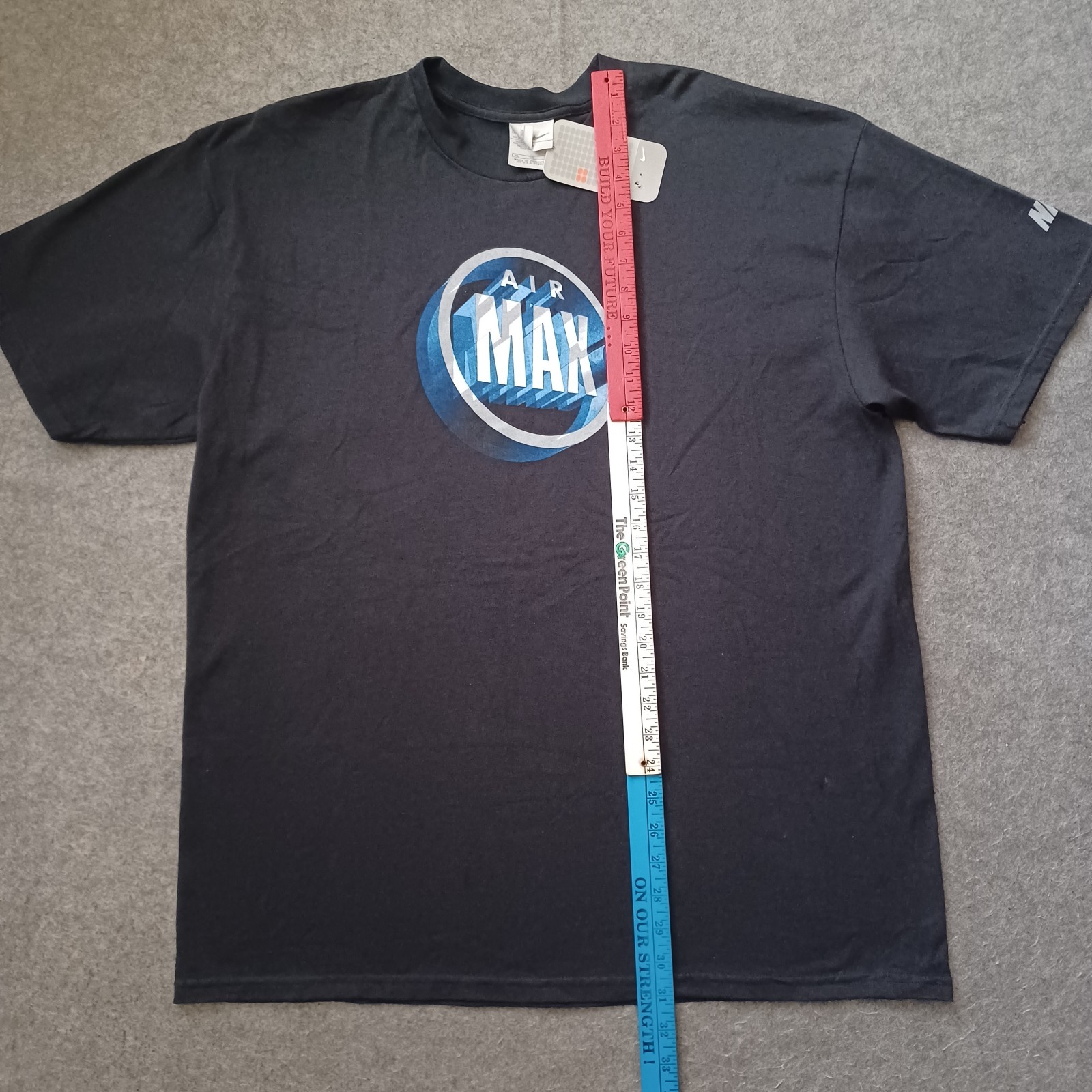 Vintage Nike Air Max T Shirt Extra Large Black Graphic Logo Short Sleeve NWT gallery