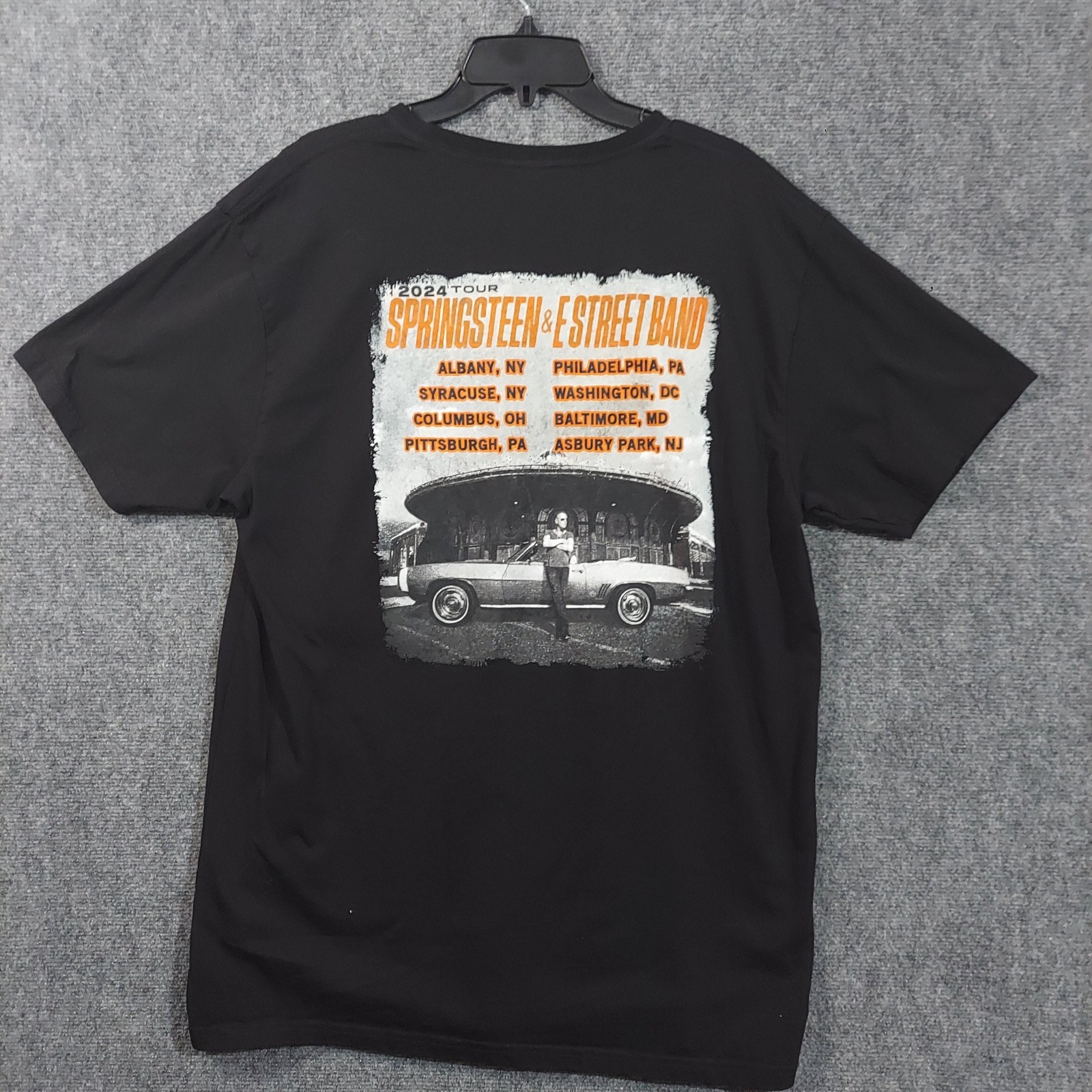 Springsteen & E Street Band Shirt Mens XL Black 2024 Tour Concert Graphic Tee gallery