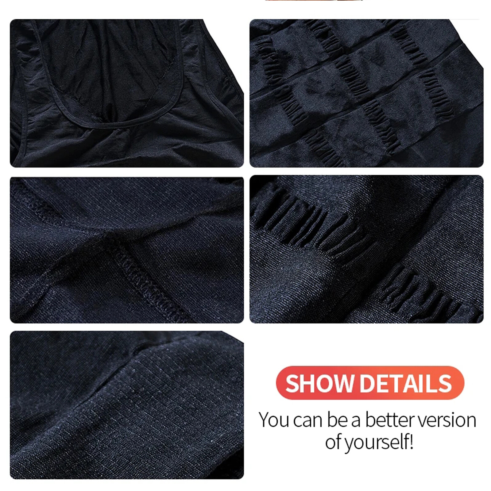 Sculptcore Men's Body Shaper Compression Ionic Shaping Shirt Slimming Tank Top gallery