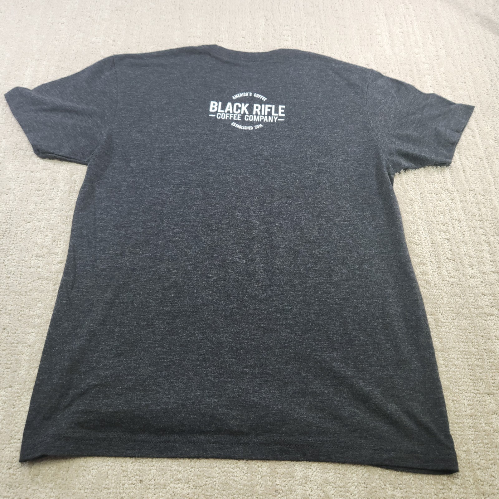 Black Rifle Coffee Company Shirt Men Medium Stretch Quick Dry Military USA Gray gallery