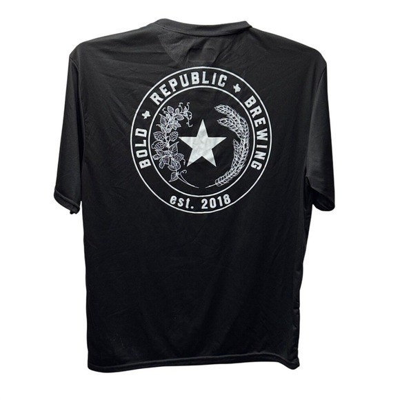 A4 Mens Bold Republic Brewing Performance Graphic T-Shirt Black Large N3142 gallery