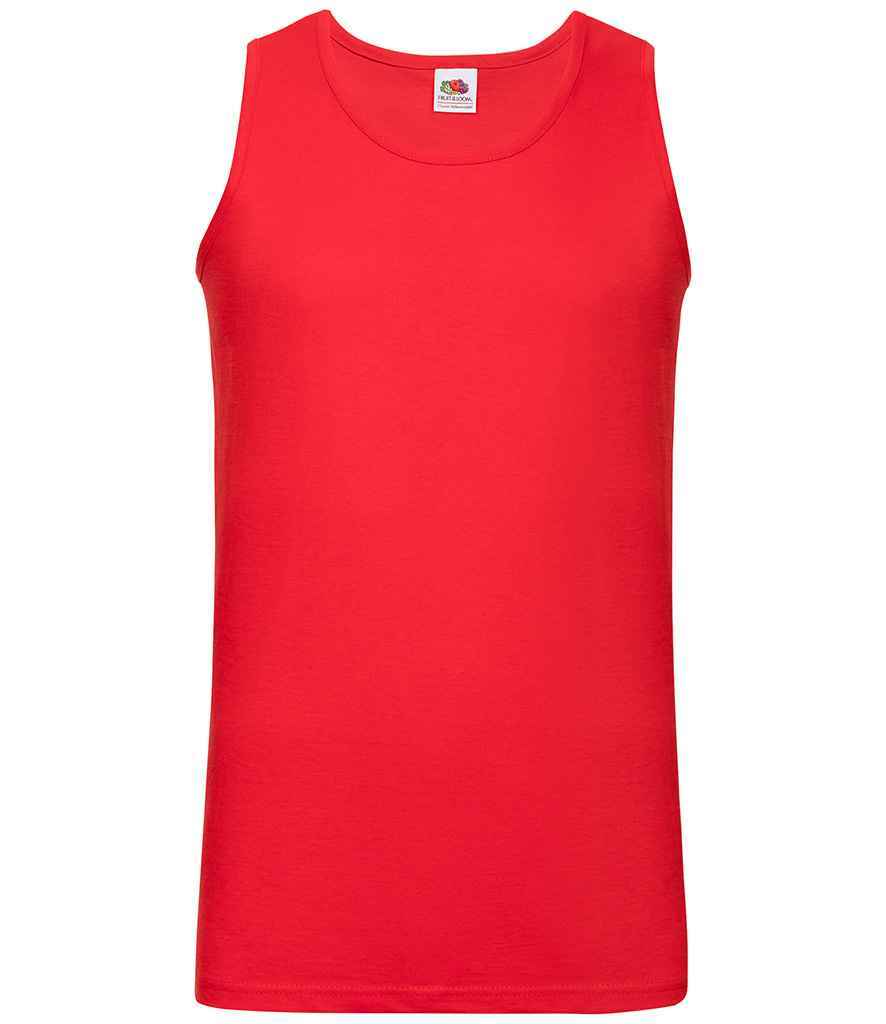Pack of 1/3/5 Fruit of the Loom Plain Athletic Vest 100% Cotton - S-2XL gallery