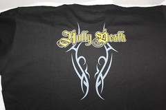 GRIM REAPER SKELETON MOON HOLLY DEATH T-SHIRT