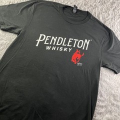Pendleton Whisky Shirt Mens Small Black White Red Western Cowboy Rodeo Whiskey
