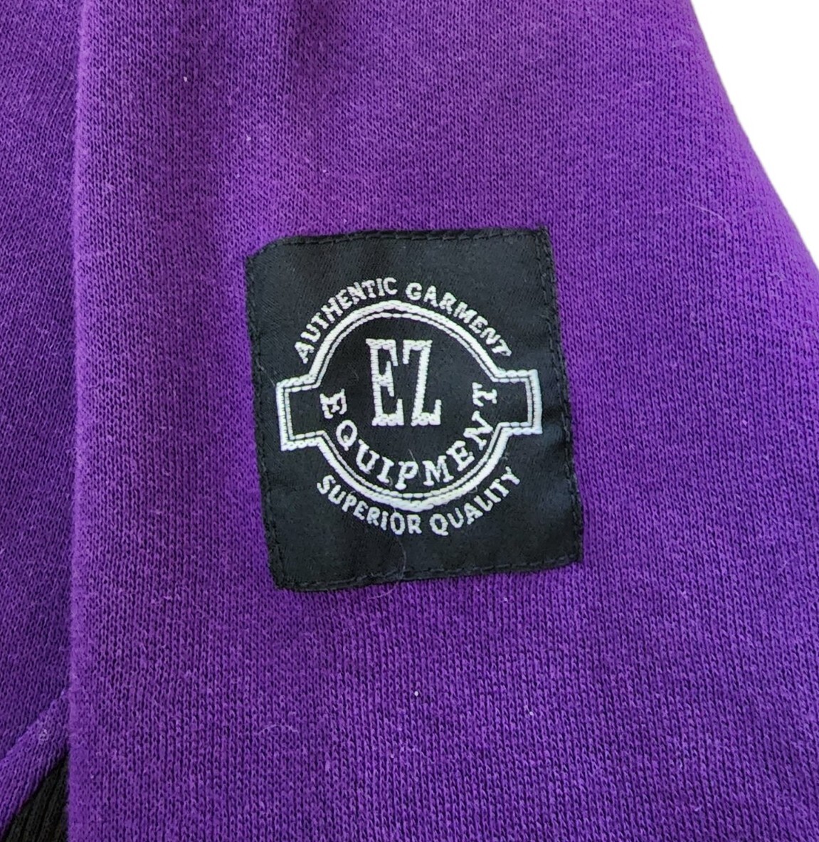 VTG 90s EZ Gear Pullover USA Essential Purple Hip-Hop Slate Mens Size Medium NWT gallery