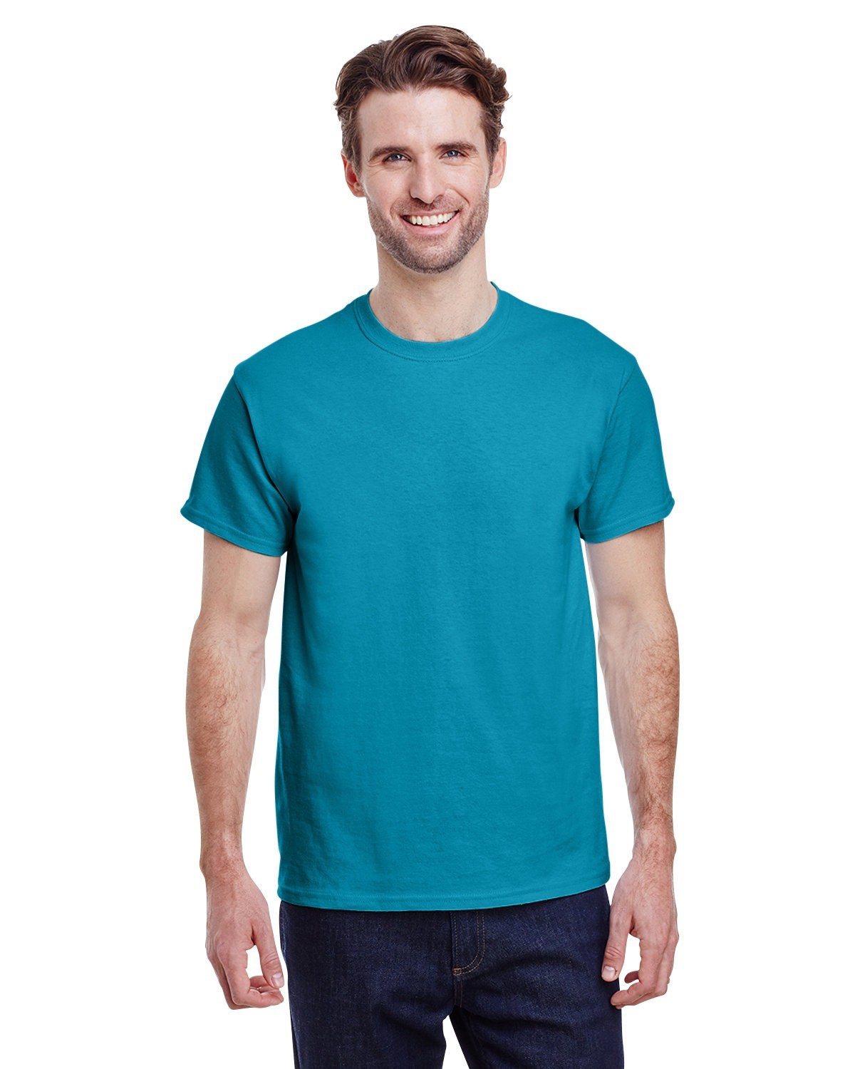 Gildan G500 Adult Solid Heavy Cotton Tee Plain Blank Casual T-Shirt gallery
