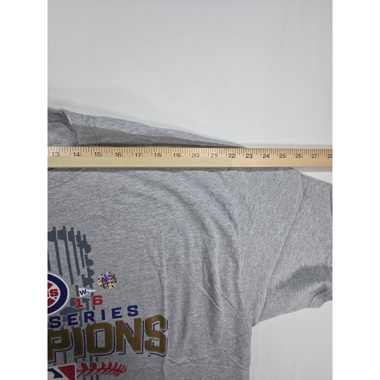 Port & Company Cubs 2016 World Series Champions Gray T-Shirt XL MLB gallery