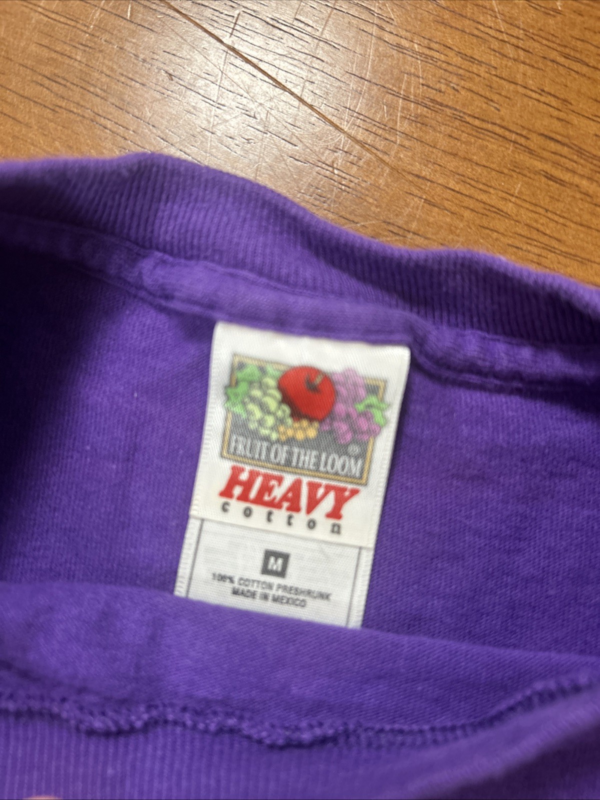 Vintage Fruit Of The Loom Las Vegas T Shirt Men’s Size Medium Purple gallery