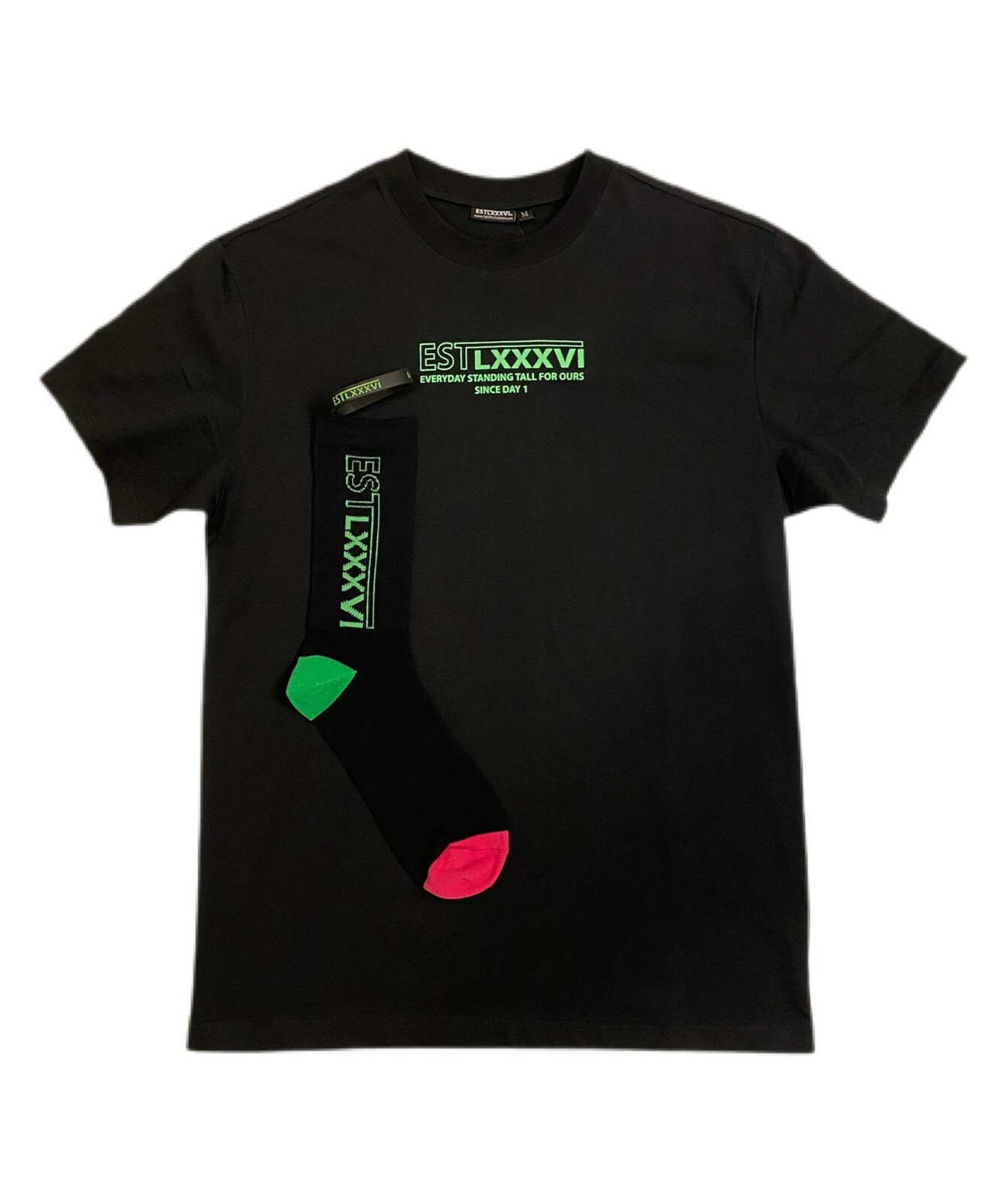 Tee & Sock Combo to Match Air Jordan 6 Retro "Electric Green", S-3X, BETRAYED gallery