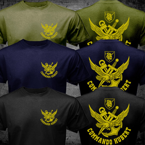 French Special Forces Navy Combat Swimmer Frogmen Commando Hubert Marine T-shirt