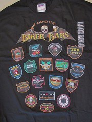 Famous Biker Bars T-Shirt Medium 36″ Chest NOS USA Screen Print 1990’s