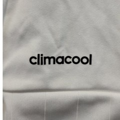 Adidas Shirt Mens Medium White Climacool Training V-Neck Athletic Summer