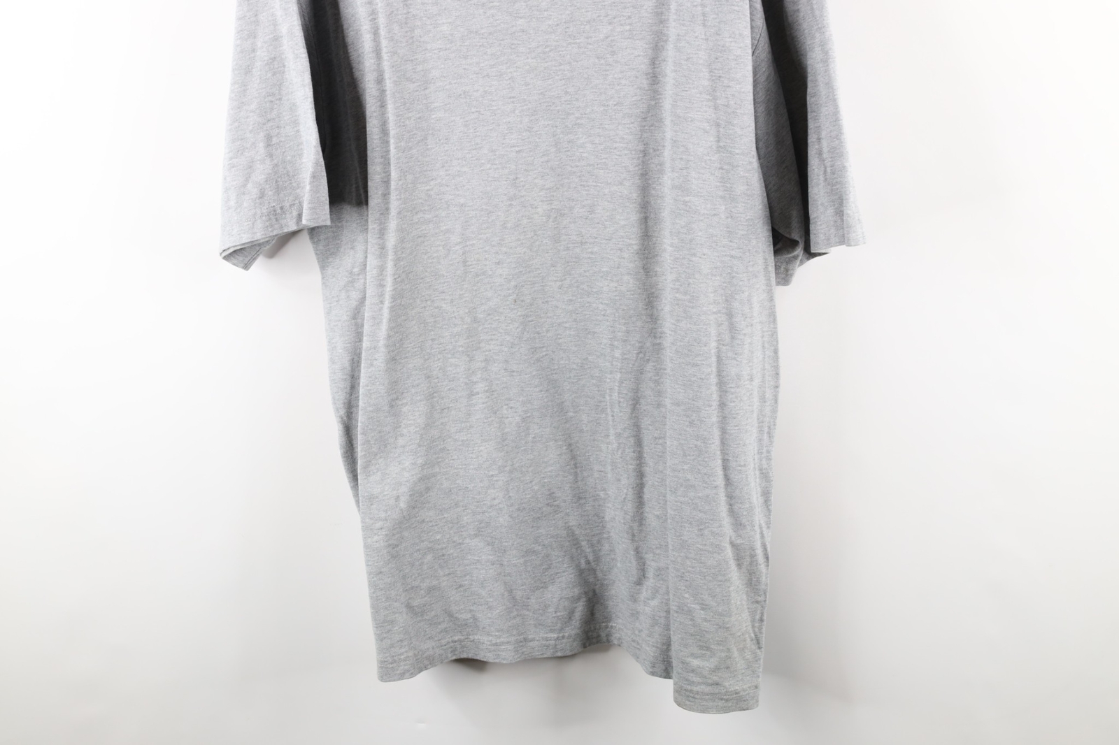 Vintage LL Bean Mens Large Blank Baggy Fit Short Sleeve T-Shirt Heather Gray gallery