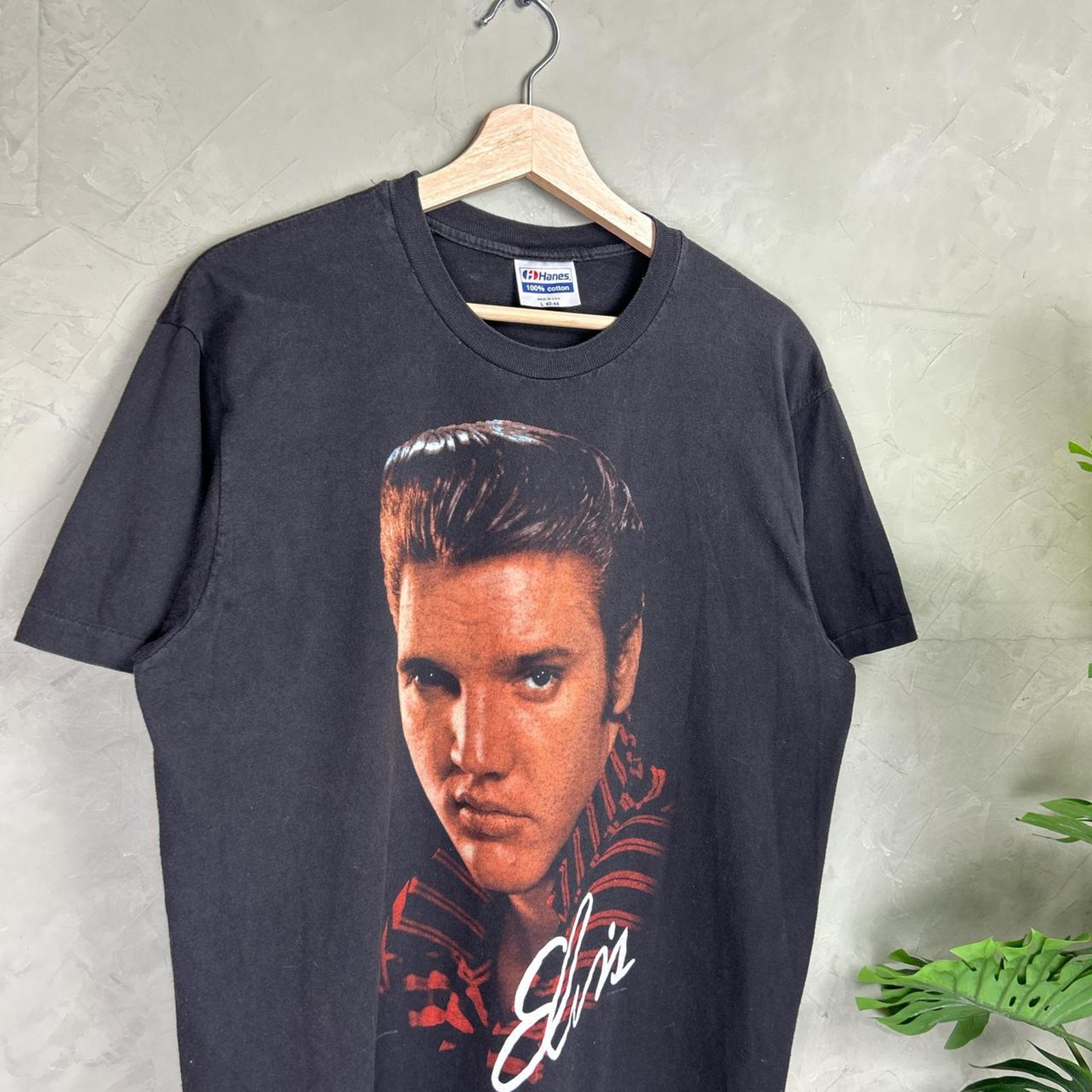 Elvis Presley 1990 Single Stitch Winterland Licensed Big Face Large Shirt gallery