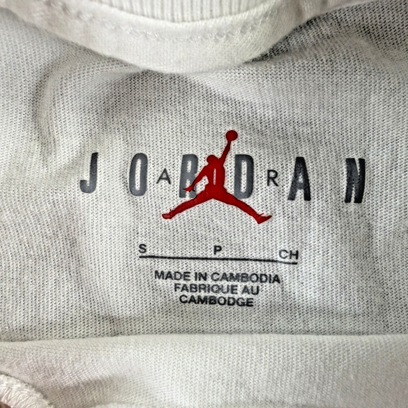 Nike Air Jordan Jumpman T Shirt Men’s Small White Red Logo Graphic Tee gallery
