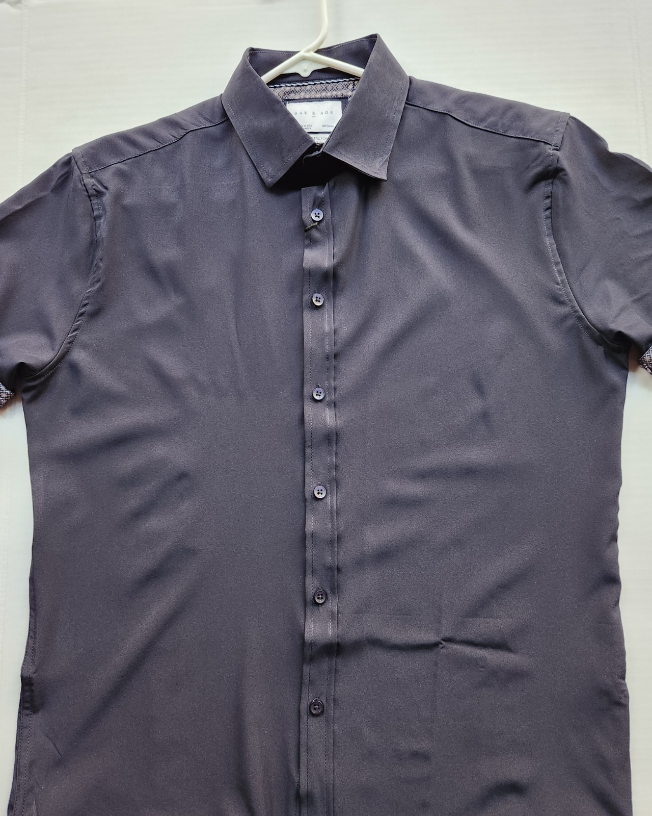 Day & Age Men's Apparel w-way Stretch Black Polo Shirt - Size: Medium gallery