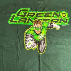 Green Lantern DC Comics Graphic T-Shirt XL Green Hanes Graphitti 2011 Hal Jordan