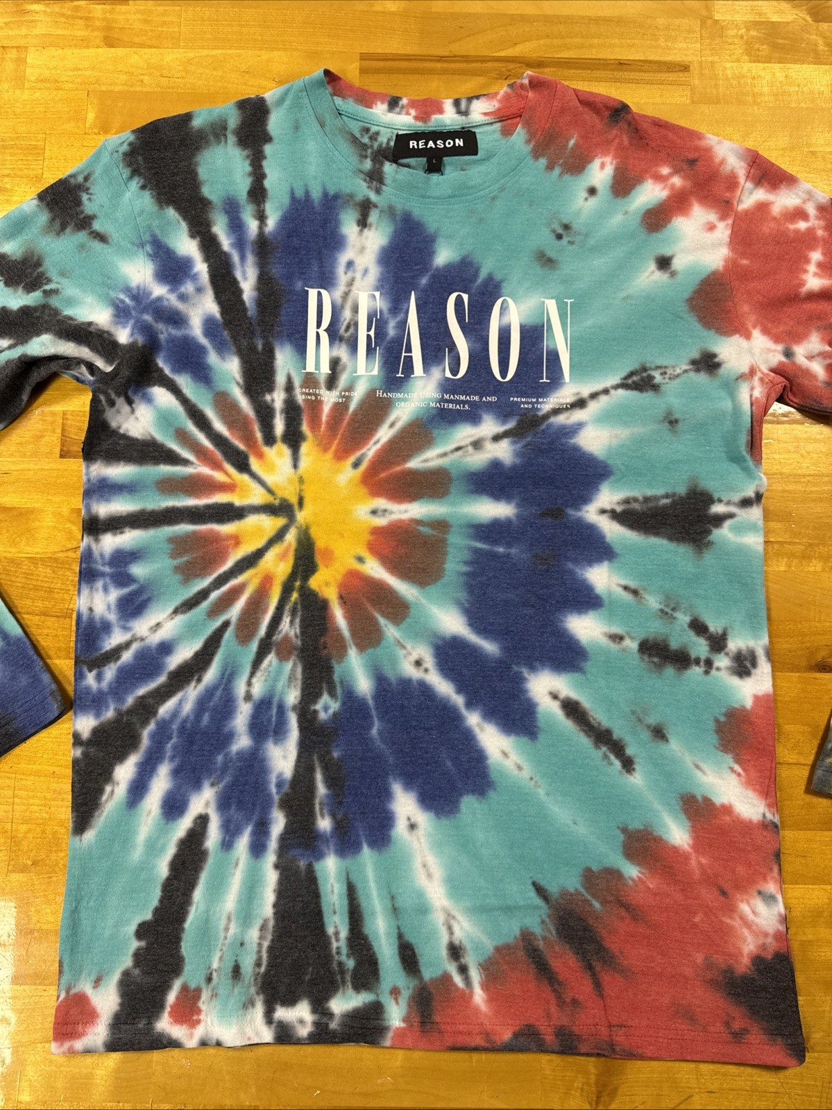 Reason Brand Men's L Long Sleeve T-Shirt Multicolor Cotton/Poly Blend NWT gallery