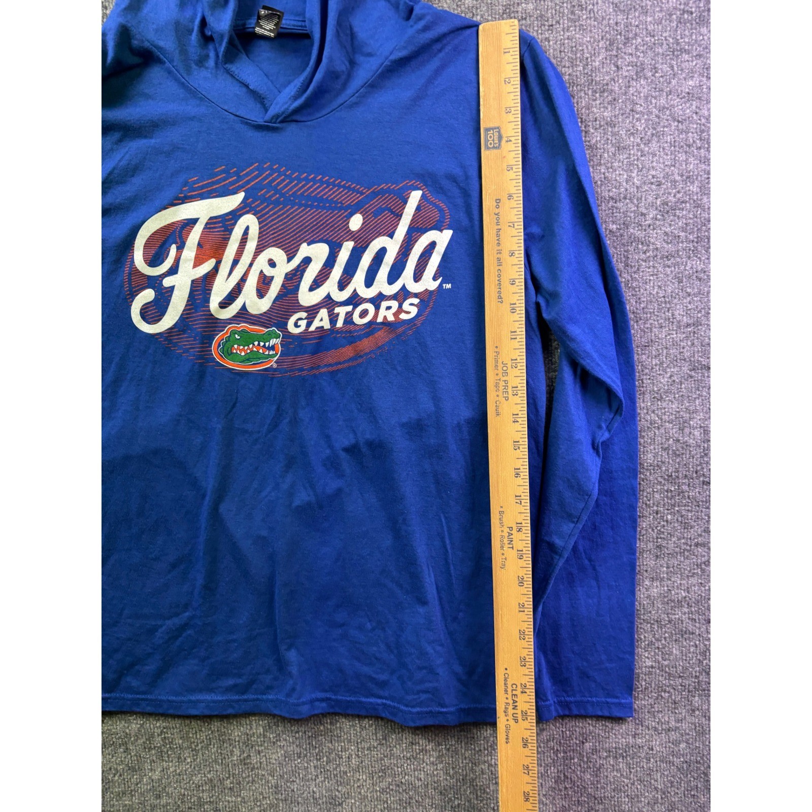 University of Florida Hoodie Mens Medium Blue Gators Long Sleeve Tri-Blend Tee gallery