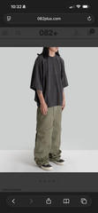 Entire Studios Black Heavy Cotton Oversized Boxy Hidden Pocket T Shirt M