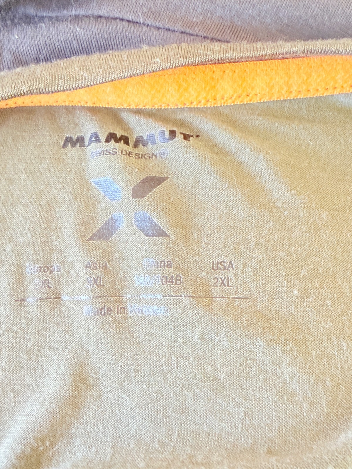 Mammut Alvra T Shirt Size 2XL Short Sleeve Merino Wool Blend Olive Green GR3113 gallery