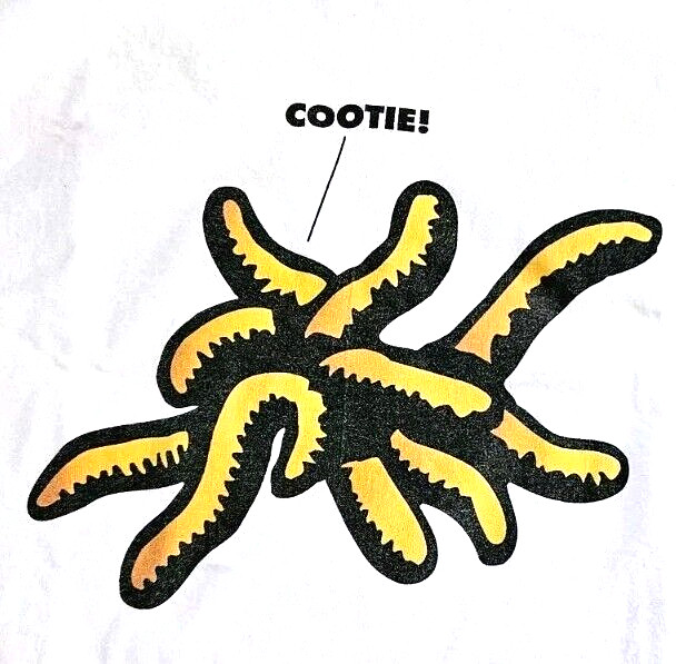 Vintage 90s Pfizer Cooties Pharmaceutical Microbes T Shirt Size Men’s XL
