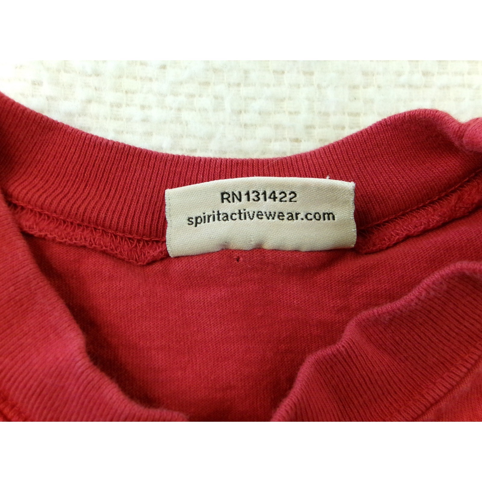 Spirit Activewear Red American Flag Long Sleeve Jersey Shirt Ruby AZI.10045 M gallery