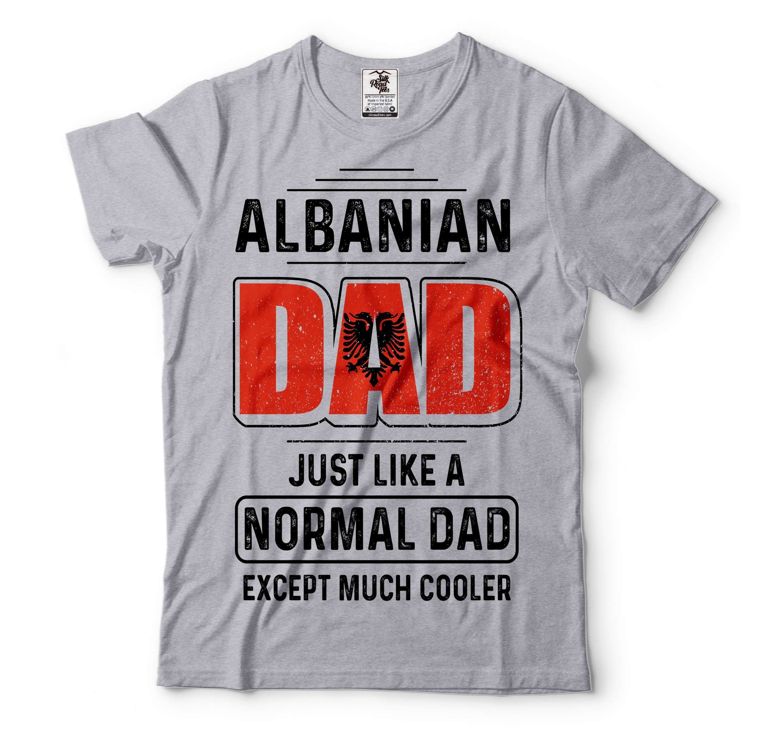 Mens Albanian Dad T-shirt Father's Day Gift Albanian Patriotic National Shirt gallery