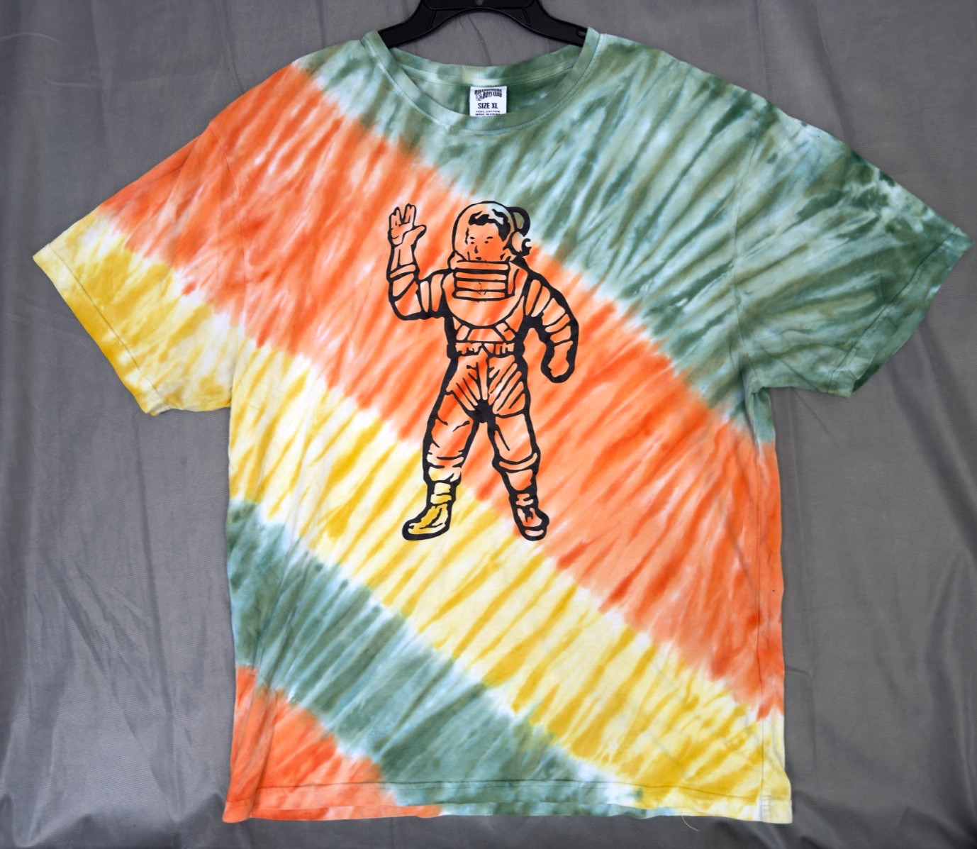 Billionaire Boys Club Astro Knit Tee Shirt Multi-Color Tie-Dyed T-Shirt Men's XL gallery