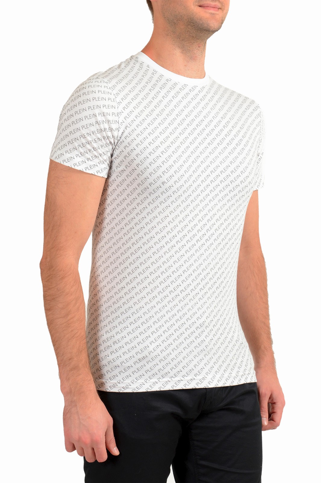 Philipp Plein Men's White Short Sleeve Logo Print Crewneck T-Shirt US XL IT 54 gallery
