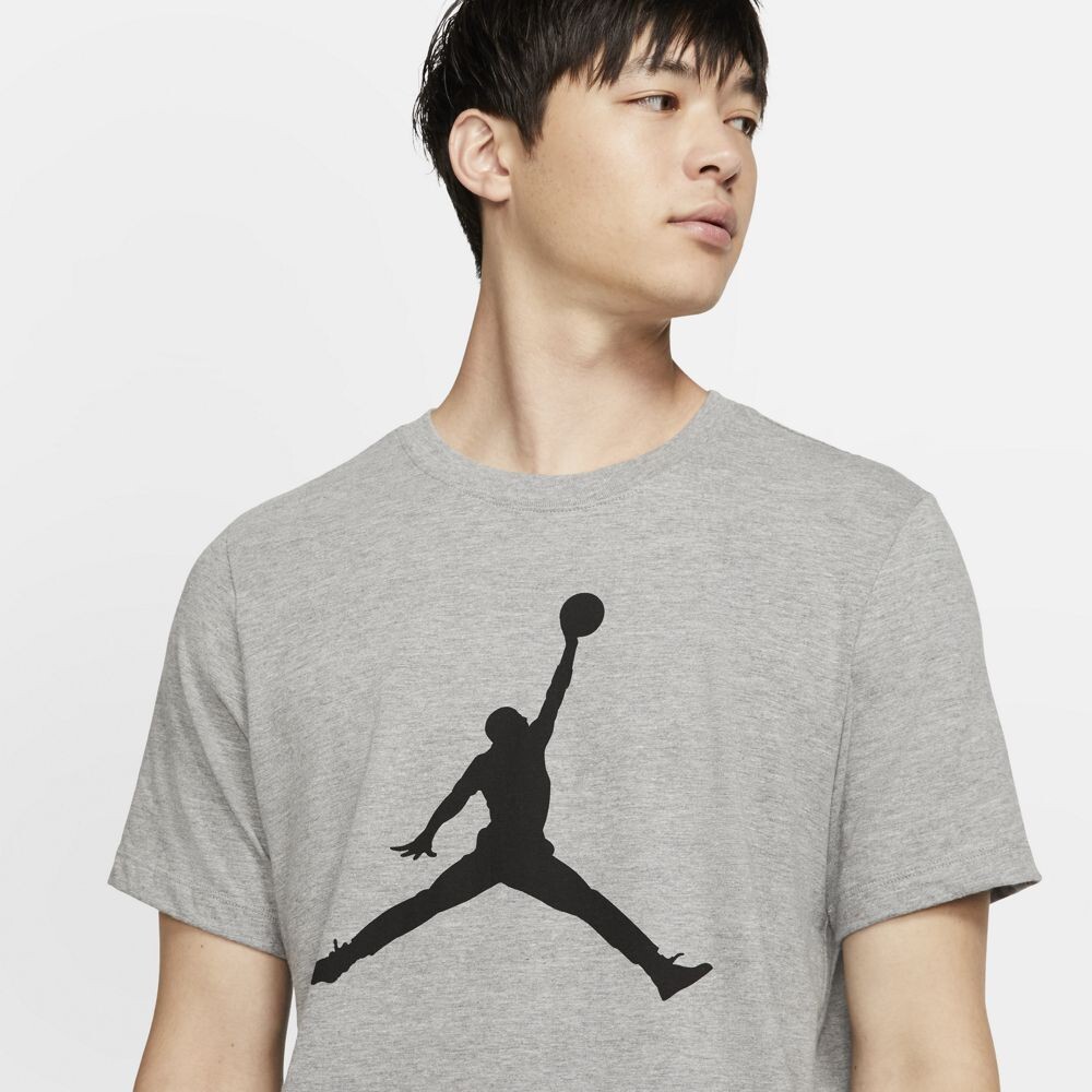 NWT JORDAN JUMPMAN ICON T SHIRT CJ0921-091 MENS LARGE HEATHER GREY NIKE AIR MAX gallery