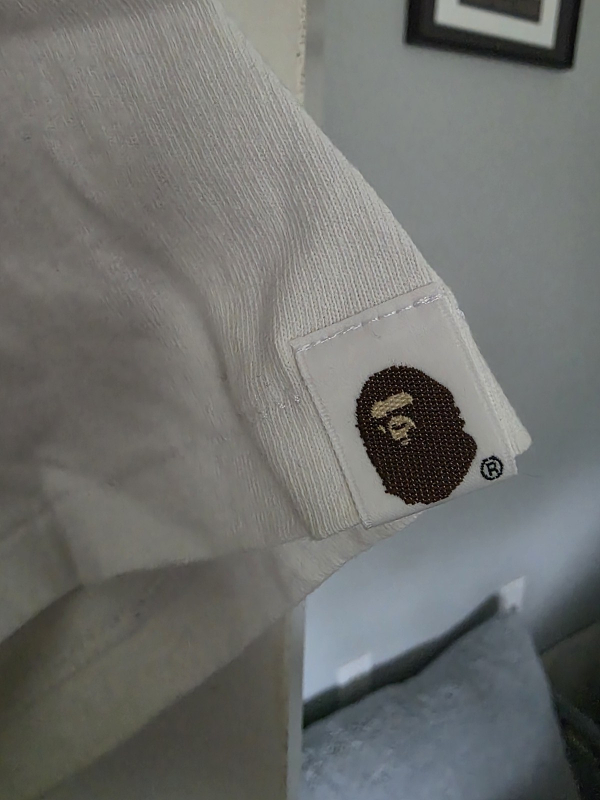 A BATHING APE BAPE Color Camo Big Ape Head Tee T-Shirt White/Red Size XL gallery