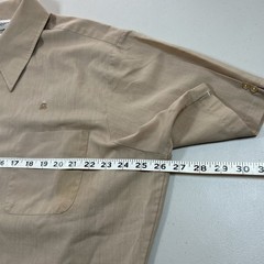 Vintage 70s Mr. California Loop Collar Button Up Shirt Men’s Size XL Polycotton