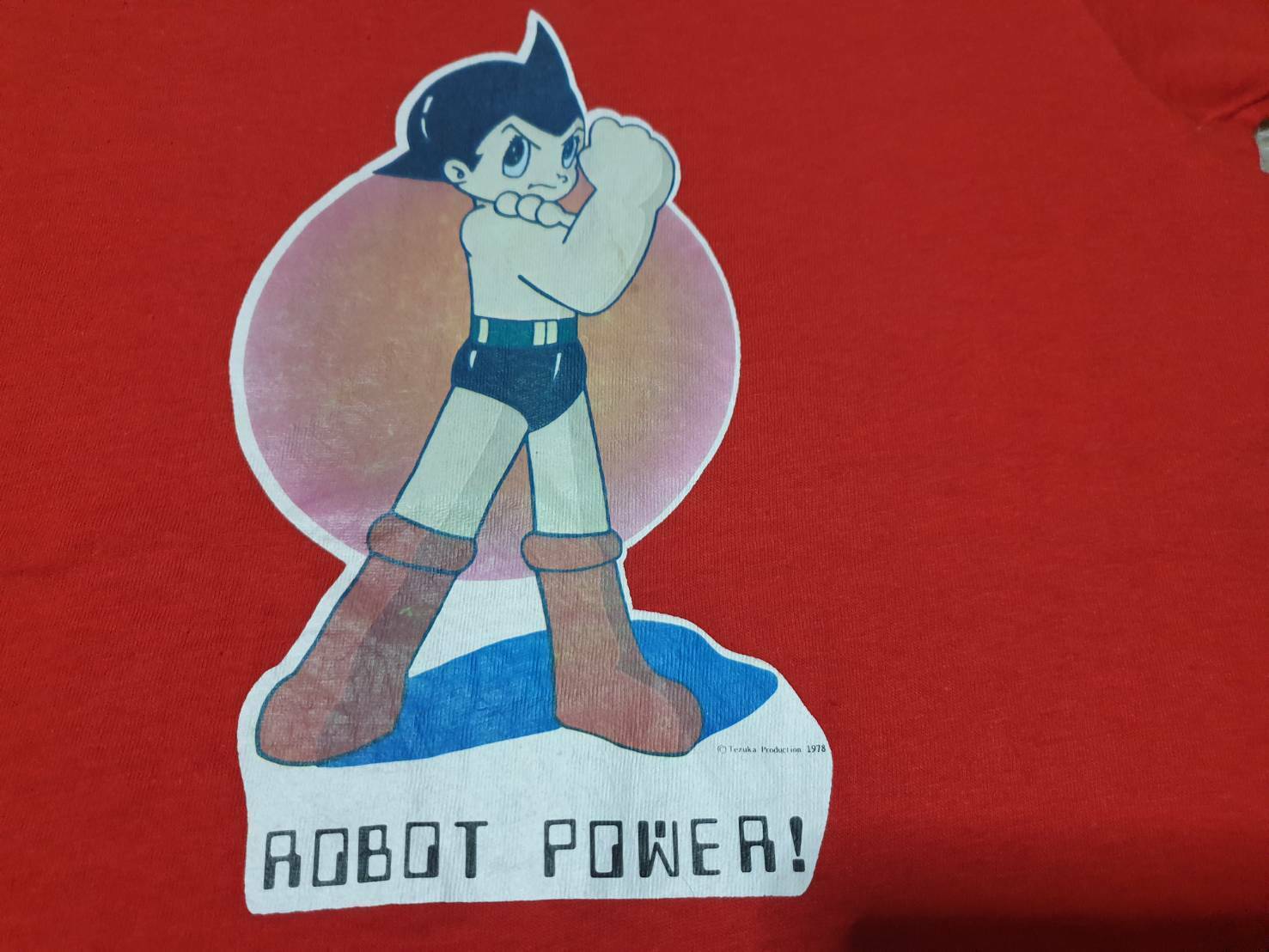 Rare vintage 1978 Astro Boy Mighty Atom T Shirt Osamu Tezuka Productions Akira S gallery