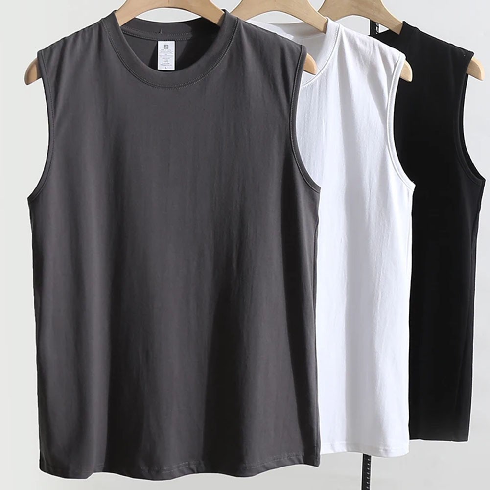 Men's Vest Casual Daily Holiday O Neck Regular Slight Stretch Vacation gallery