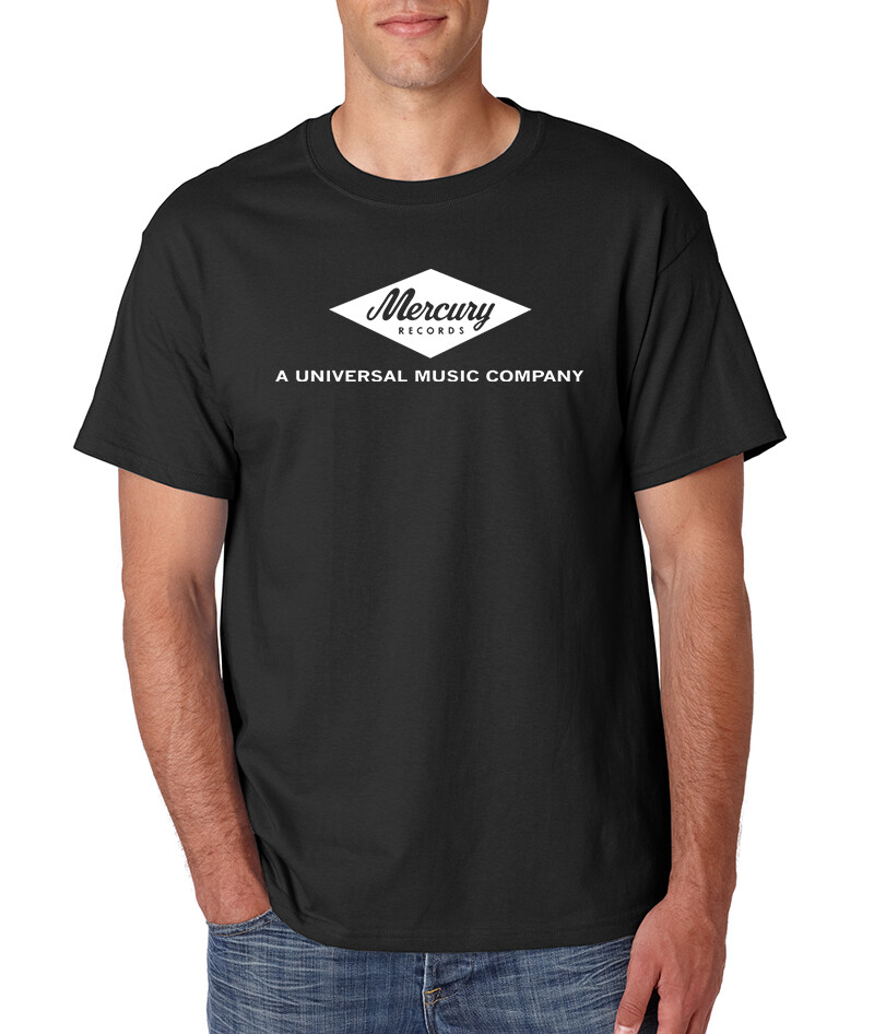 MERCURY RECORDS T-Shirt Universal Music Island Records S-6XL Cotton Tee