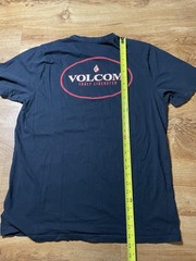 Volcom Shirt Mens Large Black Truly Liberated Back Graphic Skate Tee T1150Z