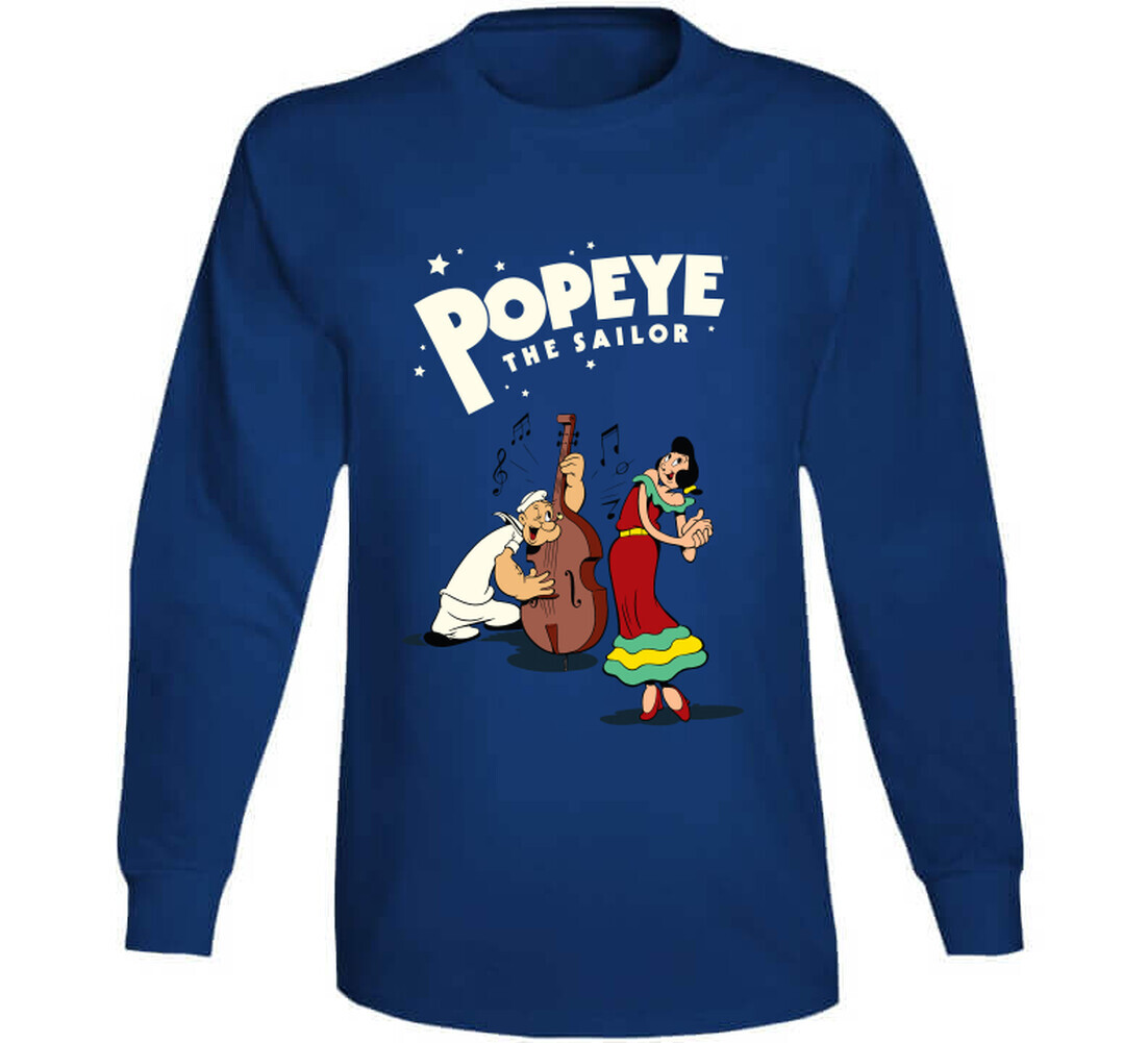 Popeye The Sailor And Olive Oyl Cartoon Characters T Shirt gallery