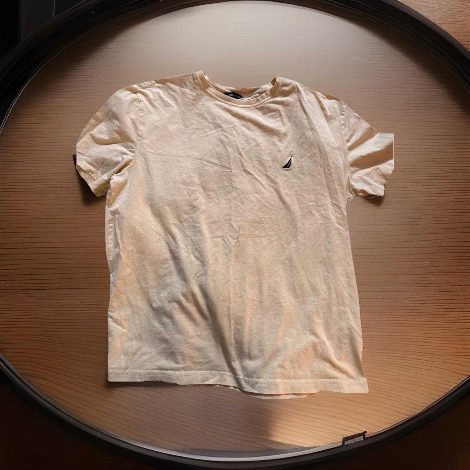 Men’s Pale Yellow Nautica T Shirt Size XL gallery