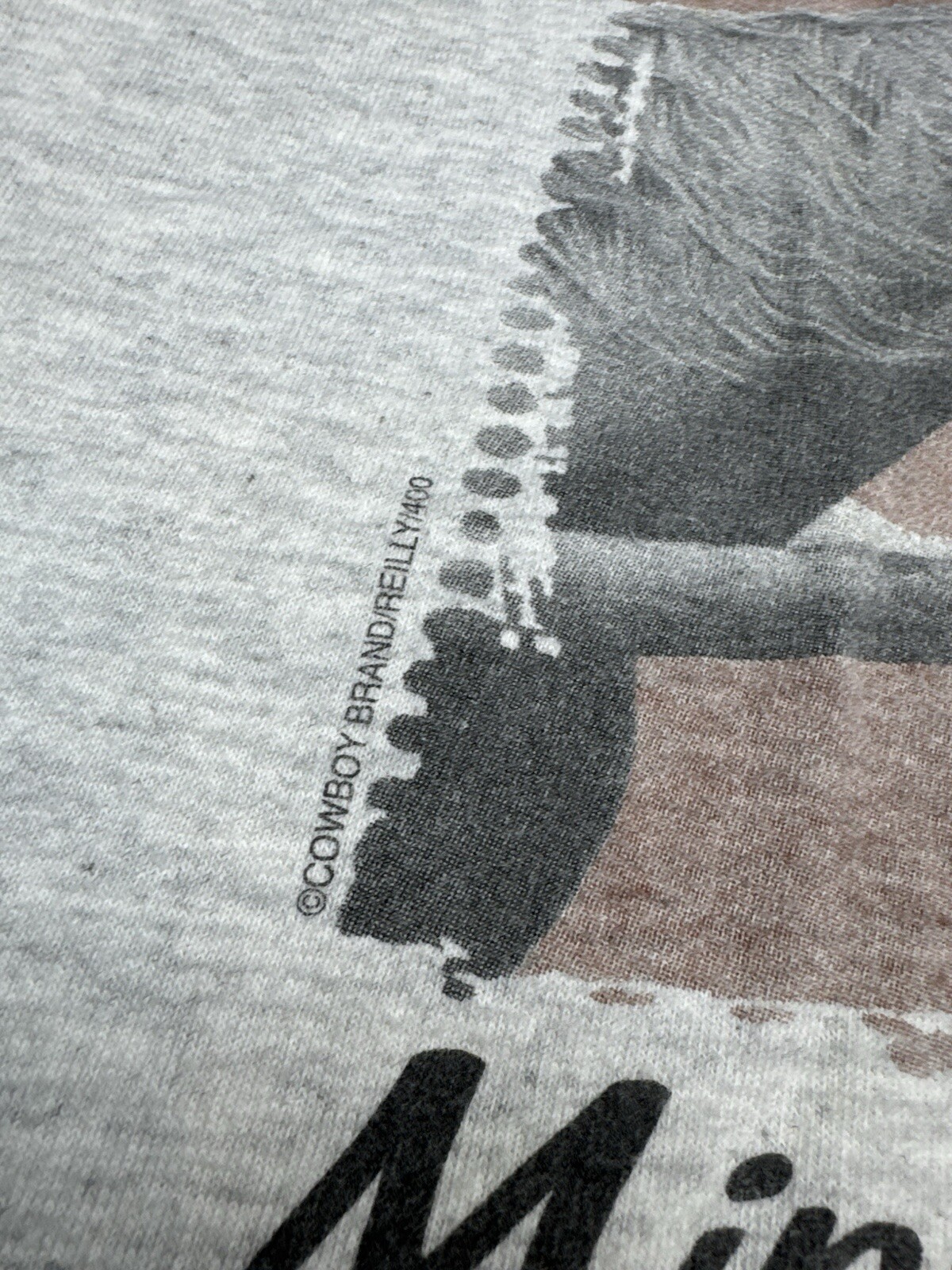 Tultex Horse Shirt Mens XL Gray Vintage Funny gallery