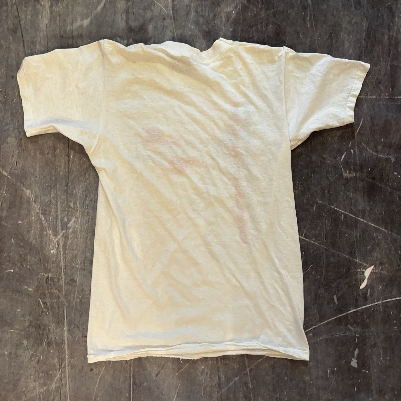 Vintage 70s Chicago France Snail Running Racing T-Shirt Paper Thin Med gallery