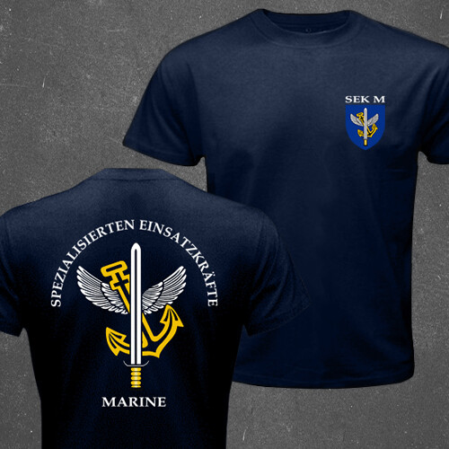 German Navy Marine Naval Special Deployment Force SEK M KSM Frogmen T-shirt gallery