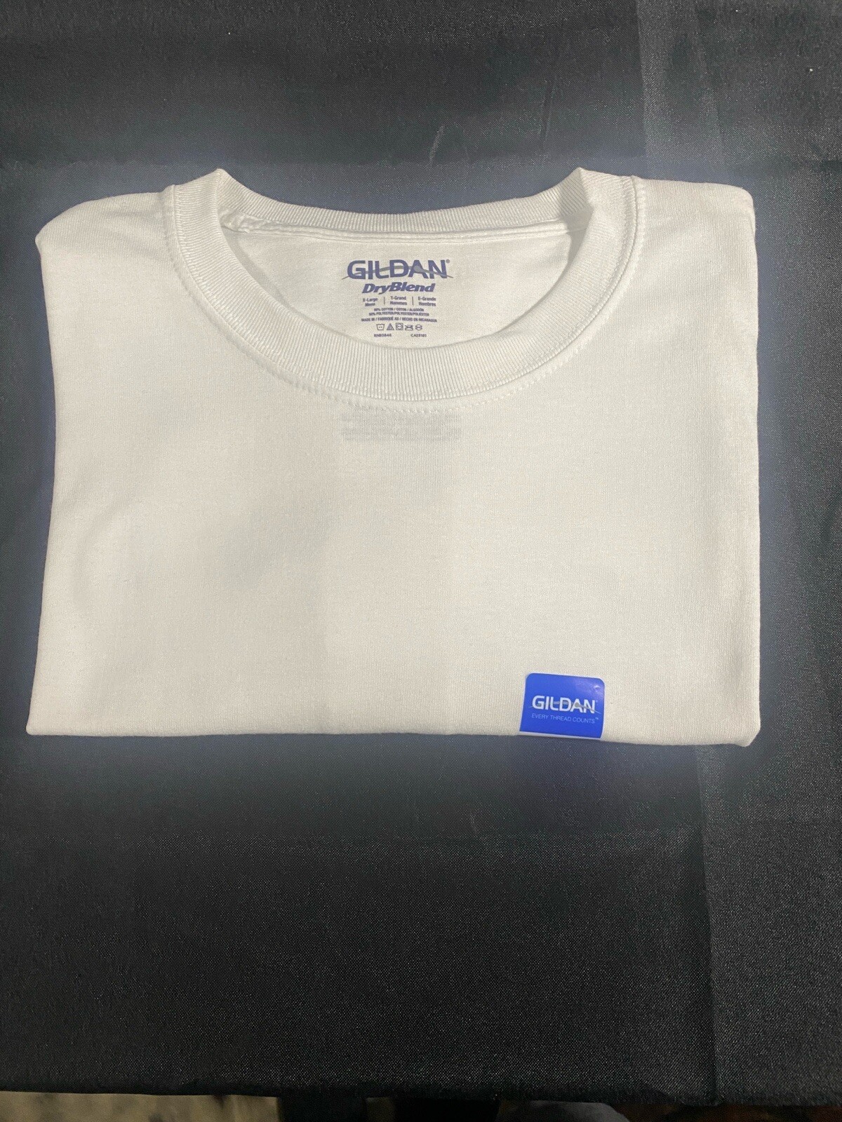 Gildan G800 Mens 50/50 USA New XL X-large T-Shirt Short Sleeves Plain T Shirt gallery