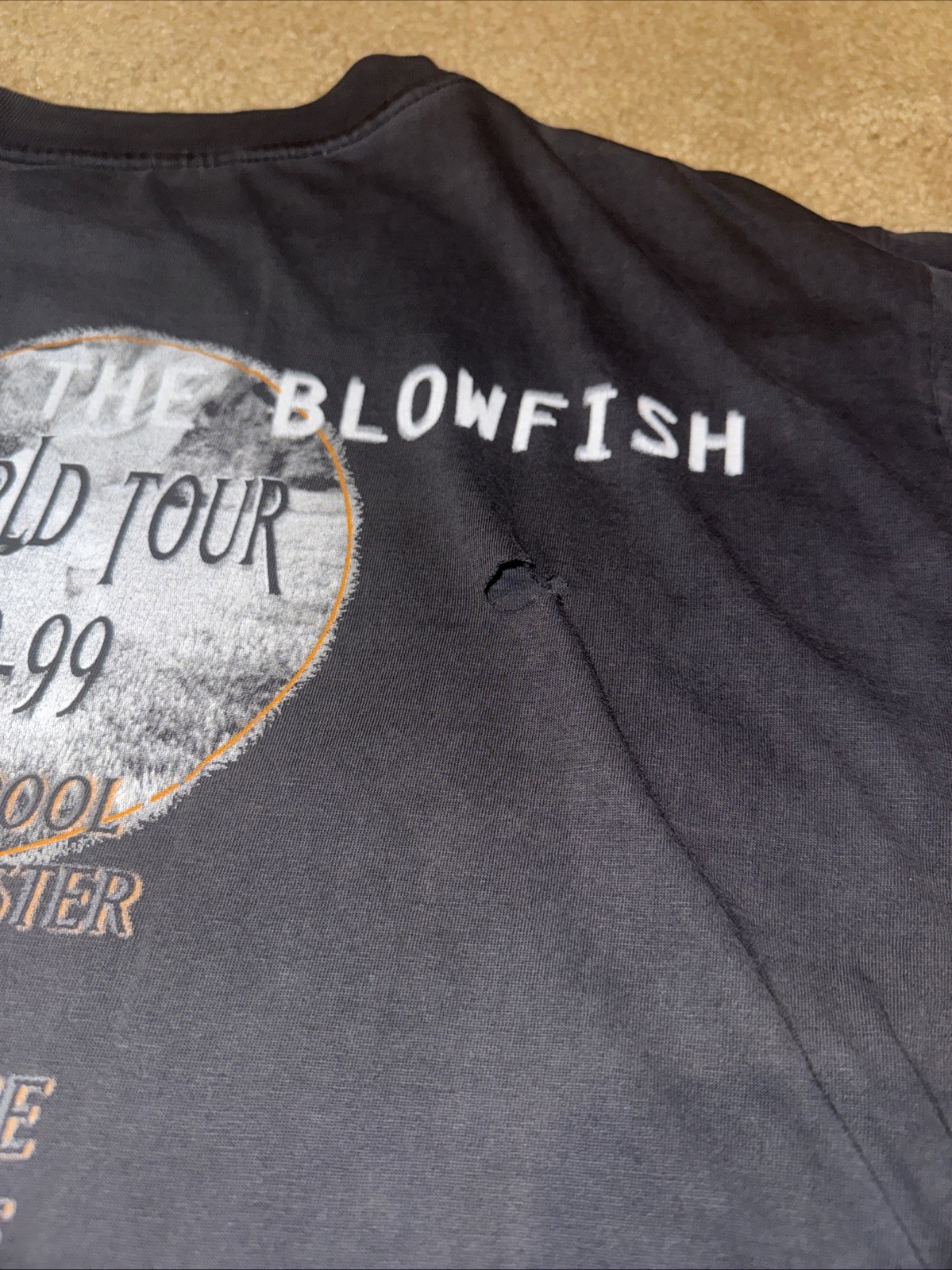 Vintage 1998/1999 Hootie and the Blowfish Musical Chairs Tour T Shirt Black L BG gallery