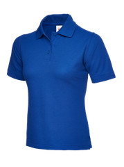 Personalised Custom Printed Ladies Polo Shirt Uneek your text logo workwear top