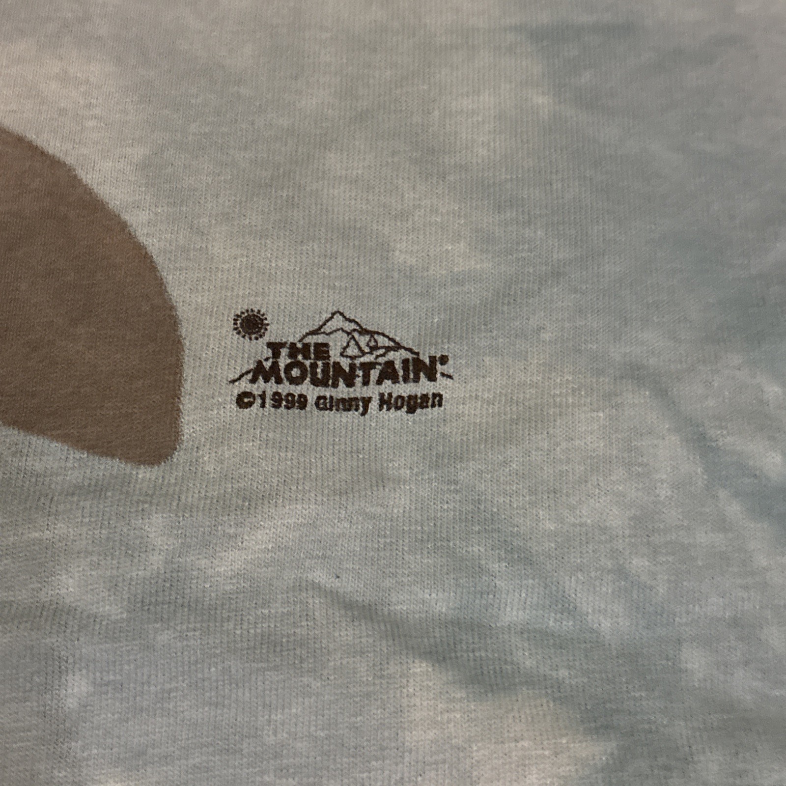 The Mountain Men's T-shirt Blue Kokapelli Native Leather Tag XL NWOT gallery