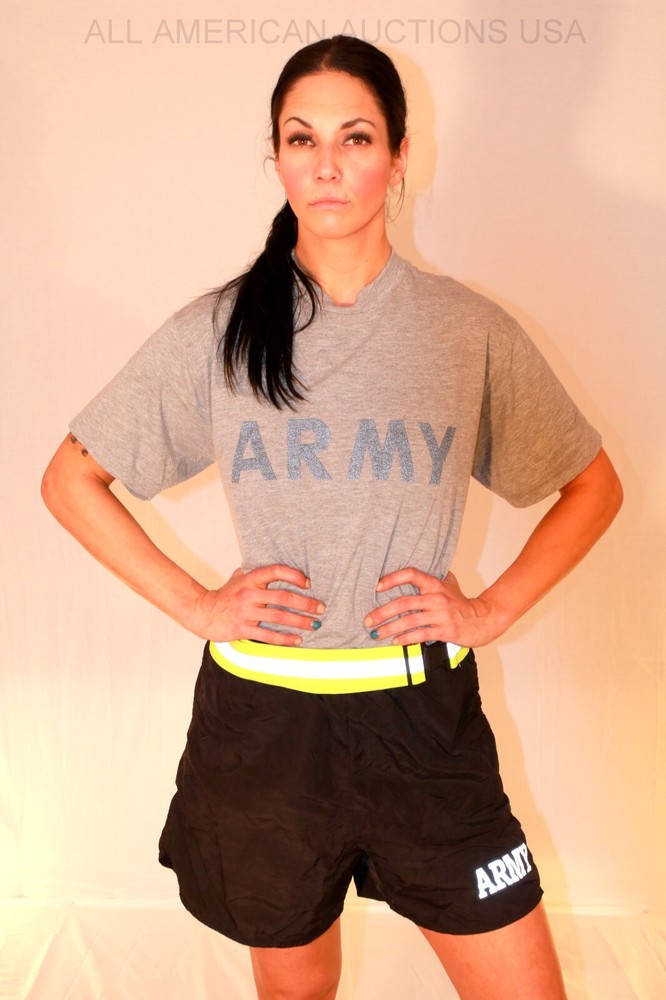 Army Physical Training PT IPFU STANDARD REFLECTIVE SHORT SLEEVE SHIRT ALL SIZES